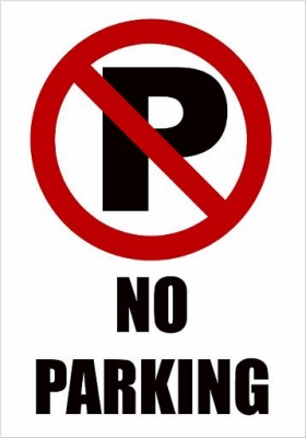 no parking signage