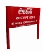 Post & Panel System (Powder Coated in Red)