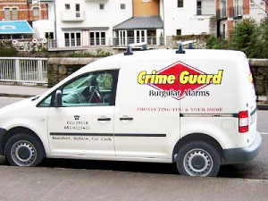 Crime Guard van side